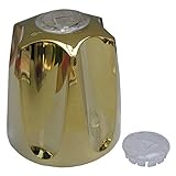 LASCO hc-107mbp価格Pfister Large Verveメタルハンドルwithホットとコールド切替弁インデックスボタン、光沢真鍮