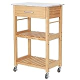 ASPLUND(アスプルンド) マーブルトップ ウッドトローリーS