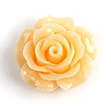 YideaHome バラ 花 薔薇 造花 成形 ３D 樹脂 粘土 モデル 防水 タイプ 2個入り