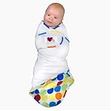Go Mama Go Designs Snug and Tug Swaddling Blanket Small Rainbow Love [並行輸入品]