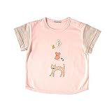 Hoppetta アップリケTシャツ ピーチ 80cm 59084