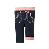 [ミキハウス] MIKIHOUSE リーナちゃん バックポケットモチーフ８分丈スパッツ （80cm・90cm・100cm） 13-9803-978 インディゴブルー 90cm