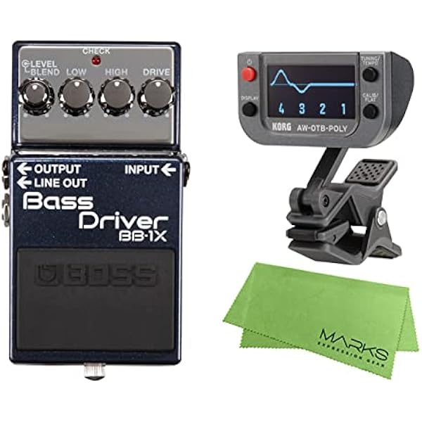 Amazon | BOSS ボス - Bass Driver BB-1X + KORG Pitchclip 2 PC-2 + 