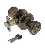 Ultraハードウェア43958アンティーク真鍮エントリLockset Ultraセキュリティシリーズ- - - - - - -