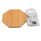 wireless charger pad qi wooden mat charging mini for samsung