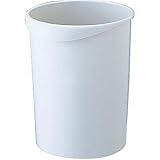 TRUSCO クズ入レ 丸型 11.8L 色グレー