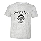 幼児用ジープヘアDont Care Messy Hair soft-style高品質Tシャツ US サイズ: S カラー: グレー