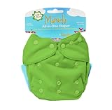 Kissa's One Size All-In-One Diaper, Grassy Green by Kissa's