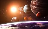 60cm Landscape Outer Space Scene Instant View SOLAR SYSTEM 1 Wall Sticker Room Decal Home Office Art
