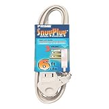 Prime Wire & Cable EC940606-2-PK 6-Feet 16/3 SPT-2 3-Outlet Cord, 2-Pack, Almond [並行輸入品]