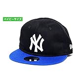 NEW ERA (ニューエラ) ベビーサイズ スナップバック キャップ NY 【D】ブラック/ブライトロイヤル/スノーホワイトONESIZE　(11433920)