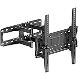 ZLWNYK テレビ壁掛け金具 26-65 インチ 対応 LCD/LED/OLED 液晶 テレビかべかけ金具 前後＆左右&上下多角度調節 可能 耐荷重45kg フルモーション デュアルアーム 壁掛けテレビ金具 頑丈な金属 VESA400x400mm