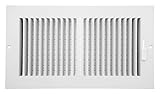 Accord ABSWWH2126 Sidewall/Ceiling Register with 2-Way Design, 12-Inch x 6-Inch(Duct Opening Measure