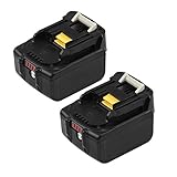Enermall マキタ バッテリー 14.4v 2個セット BL1450b 5000mAh LED残量表示付き リチウムイオン電池 BL1430 BL1440 BL1450 BL1460互換品