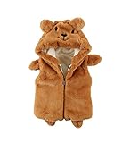 Baby Nest ベビー服 コート 帽子付き 女の子 男の子 ポリエステル100%　秋冬用 イエロー 3-4歳