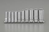 エスコ 3/8"sqディープソケットセット EA617YE
