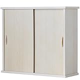 ライフスタイリングショップ トイレ収納 幅60×奥行21cm スリム 引き戸 オフホワイト LS-882OWH