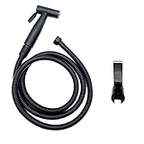 B Baosity 3点セット　ハンドヘルド　トイレビデットスプレーヤヘッド　ホース　蛇口　ミキサータップ　ブラック