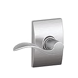 Century Trim with Accent Hall and Closet Lever, Satin Chrome (F10 ACC 626 CEN) [並行輸入品]