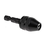 Lifepartner ドリルチャック キーレスドリル　 チャック　六角　シャンク　アダプタ (0.3-3.6mm)