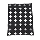 Lovoski かわいい　ベビー用　毛布　冷房　エアコン　ブランケット　ベッド　ソファ　車　お昼寝適用　全２色２サイズ　 - S, ブラック