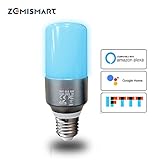 E27 5W Wifi LED Candle Bulb Dimmable RGB White color Work with Alexa Echo IFTTT Voice WIFI Timer Con