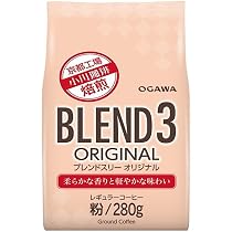 【限定セール】小川珈琲　BLEND 3 モカブレンド 粉 Amazon.co.jp: 小川珈琲 ブレンド3オリジナル(粉) 230g×12袋入 : 食品