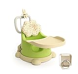 Essian Plus Push&Go ジャンボ赤ちゃんソファ、離乳食椅子、椅子よちよち歩きの補助器具、ブースターチェア、ムービングカート、トレイ、枕クッションセット+ Rubystone CellP