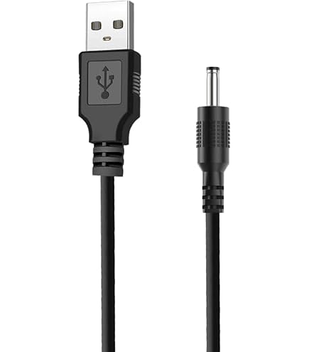 Amazon | Socket 7/600/800シリーズ用のUSB-A雄-DCプラグ充電ケーブル