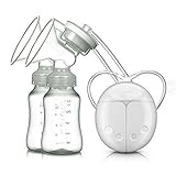KANGMING 搾乳器 電動 母乳収集 電動式搾乳器 母乳保存 静音設計 安全 衛生 哺乳瓶付