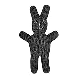 Estella Hand Knit Bunny Rattle Baby Toy, Grey by Estella, Designed for Children