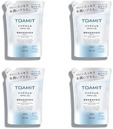 Amazon.co.jp: TOAMIT 東亜産業 ハンドジェル つめかえ用 500ml AL500