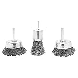 パフォーマンスツール1462ロータリーワイヤブラシセット、3ピース