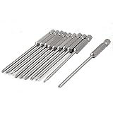 uxcell プラスドライバービット　両頭ドライバービット　3mm　シャンク　磁気PH1　　クロスドライバービット　10個