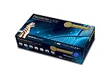 PremiumFlex X-SMALL Cobalt Blue Powder Free Nitrile Examination Gloves, 9.5 Length, 4 mils, Finger T