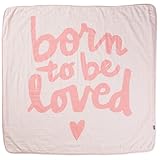 Born to Be LovedピンクMuslin Baby Blanket