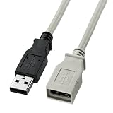 サンワサプライ アウトレット USB延長ケーブル 0.3m KU-EN03K 箱にキズ 汚れのあるアウトレット品です。