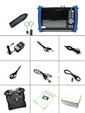 Seesii 7" CCTV Security Camera Tester Monitor Analog HDMI VGA Cable Scan HVT-3600 Zoom With Key Chai