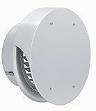 ユニックス 屋外用製品 アルミ製 グリル 外風対策 BUG150S 丸型フラットカバー付 横ガラリ 3メッシュ