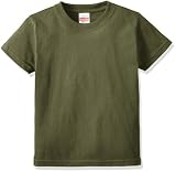 [ユナイテッドアスレ] 5.6オンス ハイクオリティー Tシャツ 500102 [キッズ] 035 シティグリーン 120