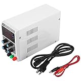 直流電力送信機 可変スイッチング電源 STP3010H 0-30V 0-10A 4桁LEDディスプレイ110 / 220Vワニ口リード付き  電源コード Akozon　研究室用　大学用　電気(アメリカ