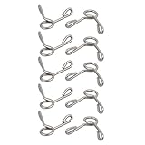 uxcell スプリングホースクランプ エアホースクリップ 304ステンレススチール 3mm内径 10個入り
