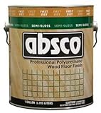 絶対コーティング89201 Abscoポリウレタン木製床仕上げセミグロス450 VOCサイズ: 1ガロン。