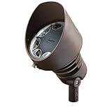 Kichler Lighting 16202AZT30 Landscape Aluminum 120V/19.5-watt 8-Diode LED 10-Degree Adjustable Spot 