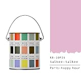 水性ペンキ(室内塗料) ROOMBLOOMMatte 1kg カラー:talkee-talkee(ピンク 明るいピンク)