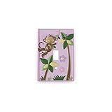 Babies R Us By Design Girl Monkey Switch Plate Cover by Babies R Us [並行輸入品]
