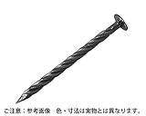 鉄ユニクロメッキ　スクリュー釘　サイズ＃１０Ｘ７５　入数（４Ｋｇ）約７２０【ハイロジック】