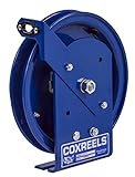 Coxreels SDL-50 Spring Rewind Static Discharge Cable Reel: 50' cable capacity, less cable by Coxreel