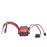 GoolRC 60A ESC RCカー ESC ブラシ付き電気スピード コントローラー 6V/ 2A BEC 1/ 10 Traxxas TRX-4 Trx-6 D90 HSP Redcat RC 4WDタミヤアキシャルSCX10 HPI DIY RCカー用