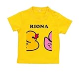 BabyChips あひる3(名入れ半袖ベビーTシャツ) 160 デイジー